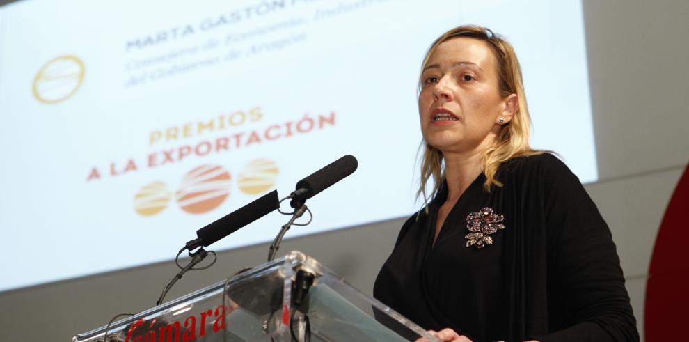 Marta Gastón: “Aragón es una potencia exportadora”