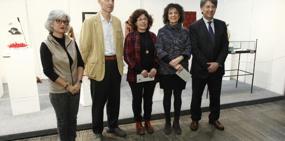 Isamar Aranda y Patetas de Mixino,  ganadores del Concurso de Artesanía de Aragón