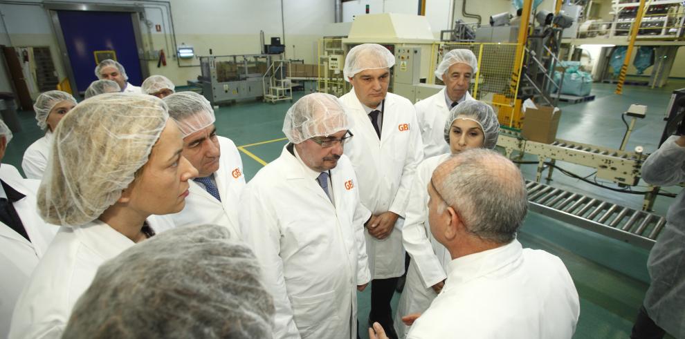 El Presidente de Aragón inaugura la nueva línea de producción de Gallina Blanca en Ballobar con una inversión de 3 millones y 20 nuevos empleos