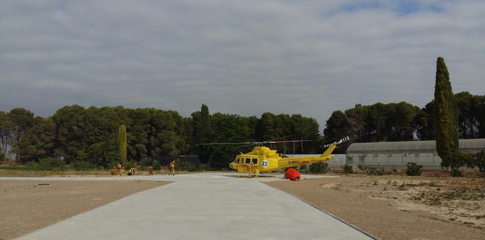 La base helitransportada de Ejea de los Caballeros se convertirá en una de las más modernas instalaciones para las operaciones aéreas