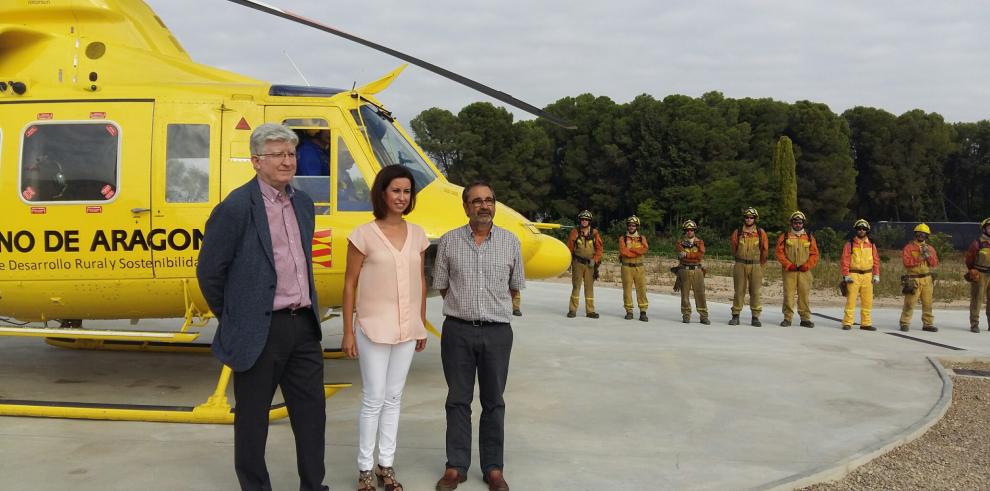 La base helitransportada de Ejea de los Caballeros se convertirá en una de las más modernas instalaciones para las operaciones aéreas