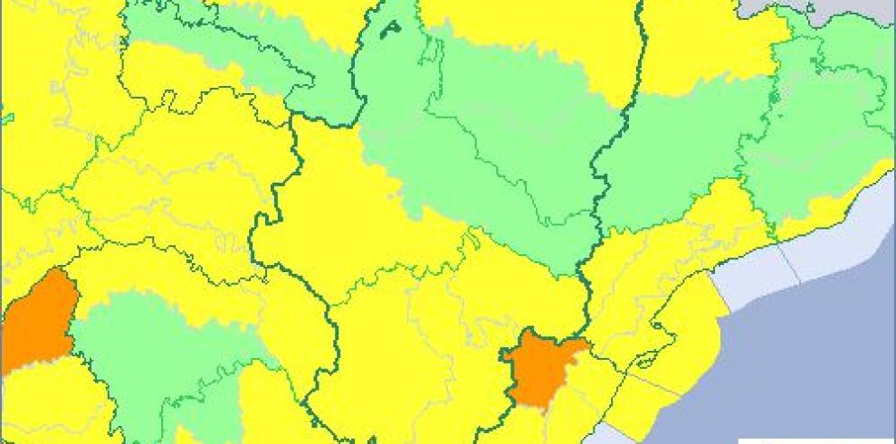 AVISO NIVEL AMARILLO POR NEVADAS PARA MAÑANA DÍA 14