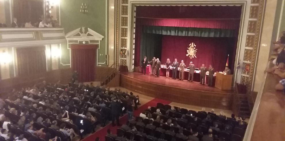 Pilar Alegría destaca la integración del CUD en el mapa universitario aragonés en la graduación de 179 oficiales de la AGM