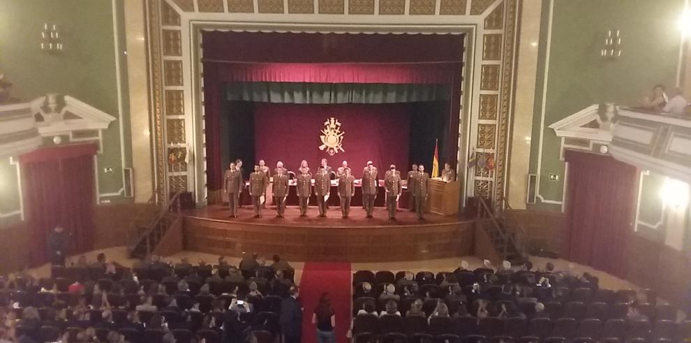 Pilar Alegría destaca la integración del CUD en el mapa universitario aragonés en la graduación de 179 oficiales de la AGM