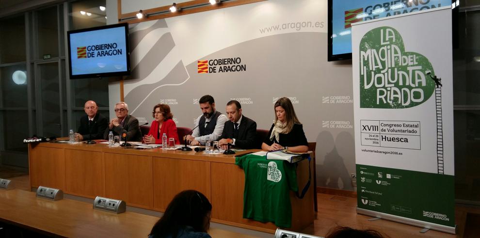 Más de 1000 personas se darán cita en el XVIII Congreso Estatal de Voluntariado de Huesca