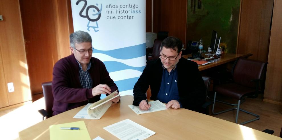 El IASS y el Colegio de Trabajadores Sociales de Aragón firman un convenio de colaboración para el desarrollo de los servicios sociales