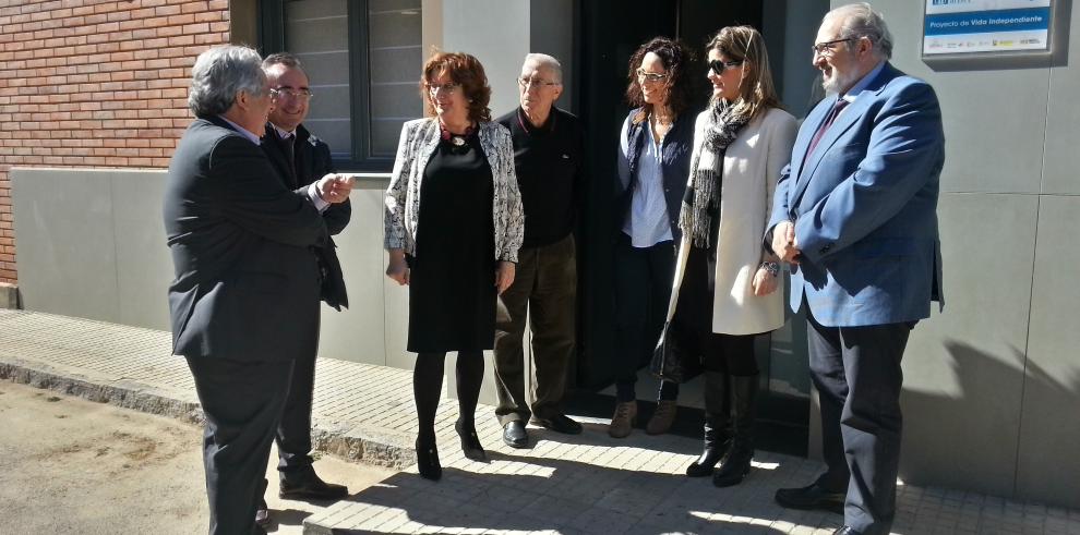 Broto destaca la importancia de la colaboración entre el Gobierno de Aragón y las entidades para que las personas discapacitadas puedan ser atendidas en el medio rural