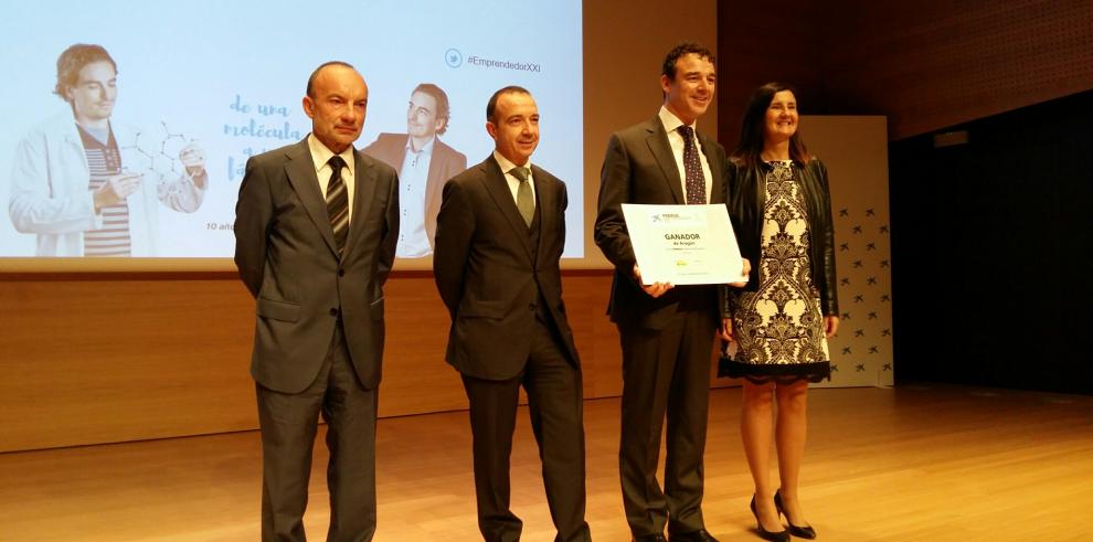 La empresa BioCurve gana la 10ª edición de los Premios EmprendedorXXI en Aragón