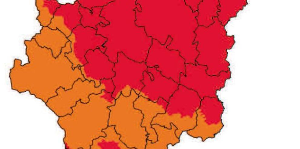 Alto riesgo de incendios en las tres provincias aragonesas