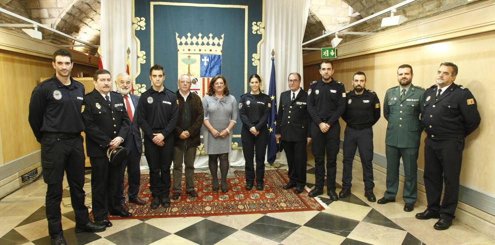  El Gobierno de Aragón forma por primera vez a 6 policías locales