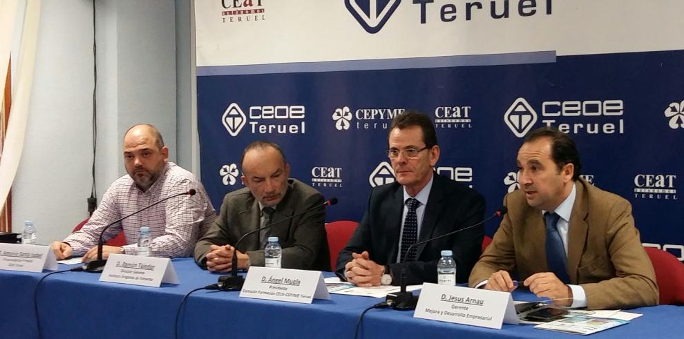 El IAF impulsa la formación del tejido empresarial de Teruel de la mano de CEOE y CEPYME