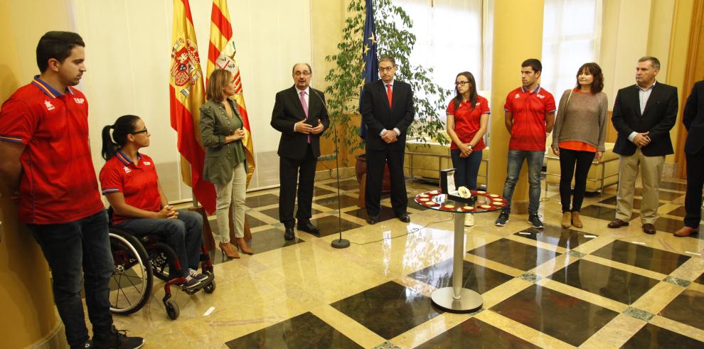 El Presidente de Aragón hace un reconocimiento a los olímpicos y paralímpicos aragoneses