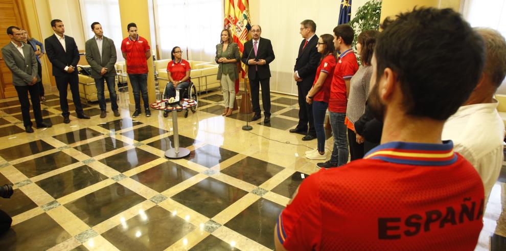 El Presidente de Aragón hace un reconocimiento a los olímpicos y paralímpicos aragoneses