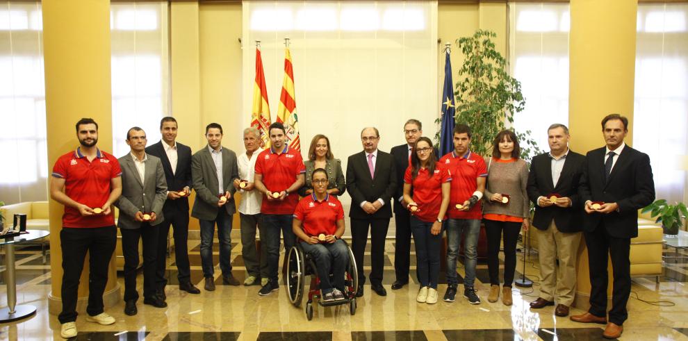 El Presidente de Aragón hace un reconocimiento a los olímpicos y paralímpicos aragoneses