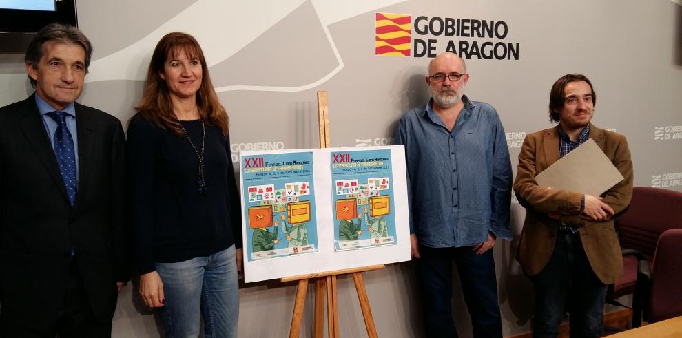 La Feria del Libro Aragonés de Monzón acoge, por primera vez, la entrega de los premios que convoca el Gobierno de Aragón 