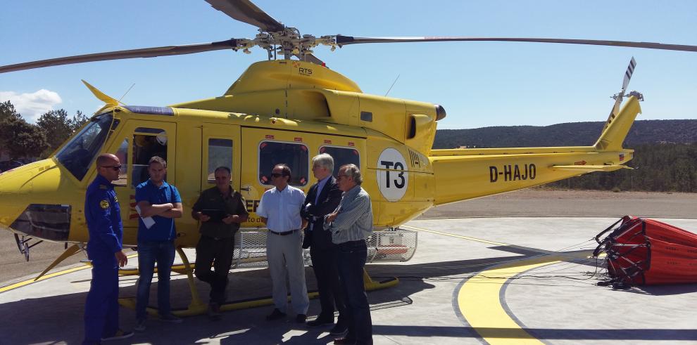  La base de la cuadrilla helitransportada de Teruel es una de las más avanzadas de Aragón