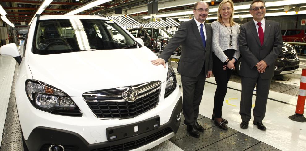  El Presidente de Aragón comparte jornada en GM/Opel España con las empresas galardonadas con el Sello de Oro Aragón Empresa 