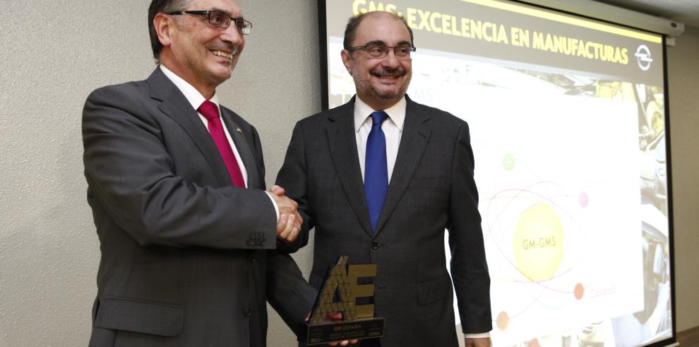  El Presidente de Aragón comparte jornada en GM/Opel España con las empresas galardonadas con el Sello de Oro Aragón Empresa 