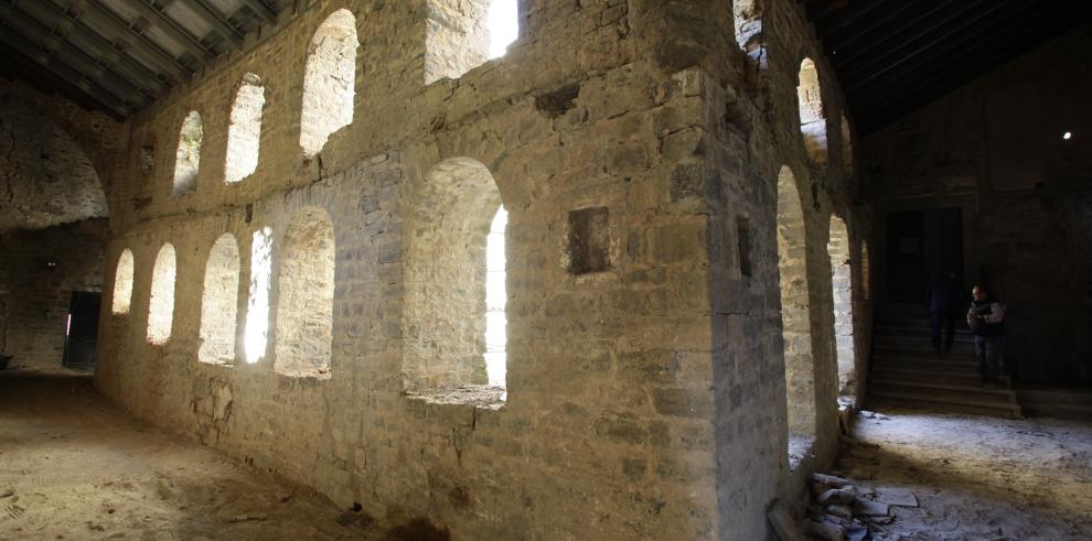 Lambán anuncia la continuidad de las obras del Real Monasterio de San Victorián