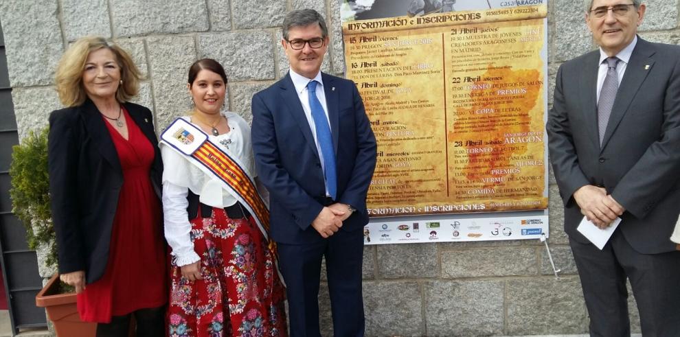 El consejero Guillén abre los actos de San Jorge en Madrid