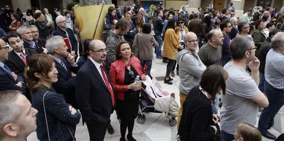 El presidente Lambán recorre las actividades del Pignatelli y visita el Paseo Independencia