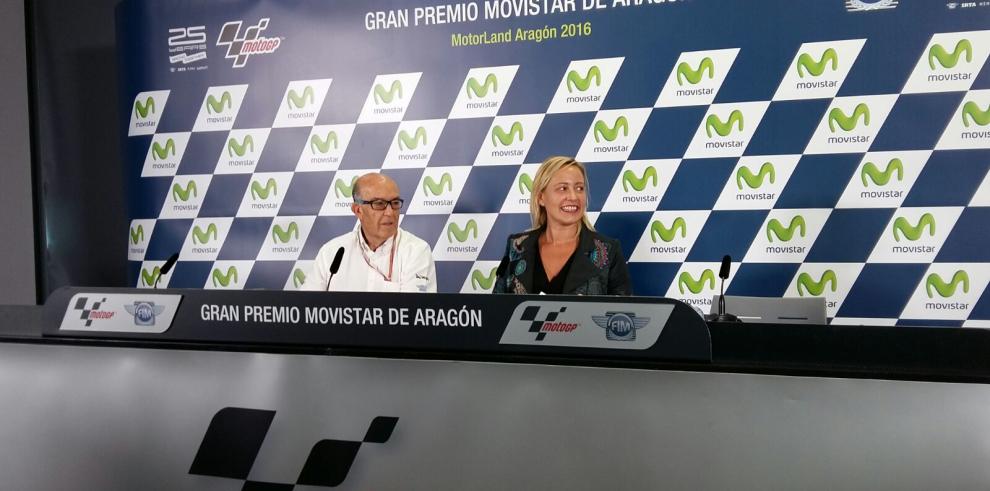 Gobierno de Aragón y Dorna Sports sellan el acuerdo para la continuidad de Moto GP