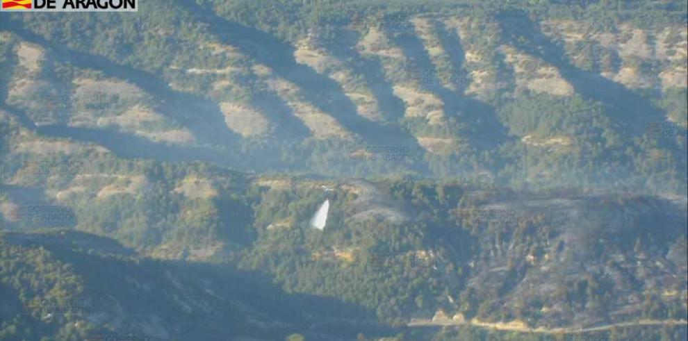 Estabilizado el incendio de Bárcabo