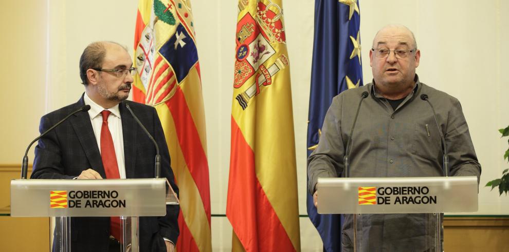 El Gobierno de Aragón concierta con la Mesa de la Minería un paquete de medidas en defensa del carbón y de la reindustrialización de la comarca