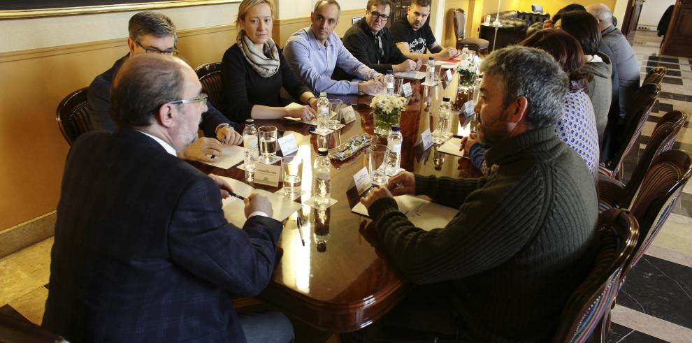 El Gobierno de Aragón concierta con la Mesa de la Minería un paquete de medidas en defensa del carbón y de la reindustrialización de la comarca