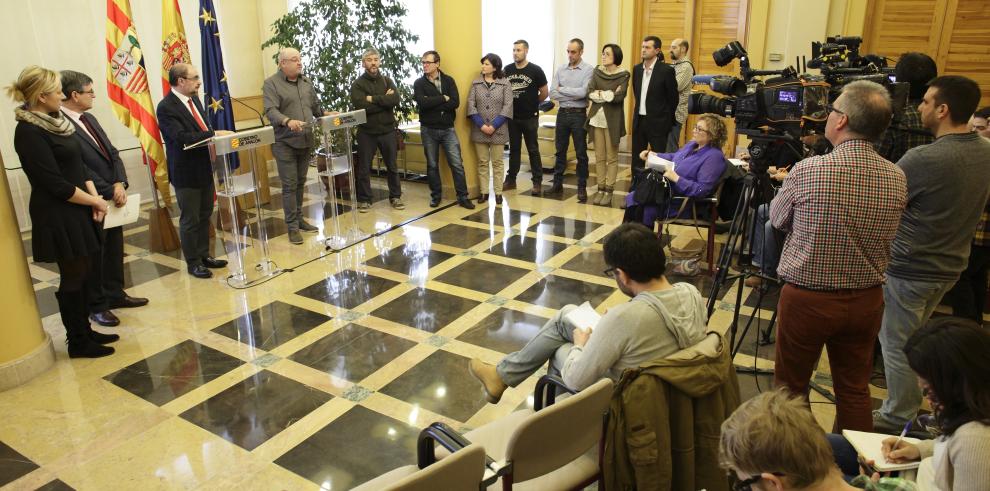 El Gobierno de Aragón concierta con la Mesa de la Minería un paquete de medidas en defensa del carbón y de la reindustrialización de la comarca