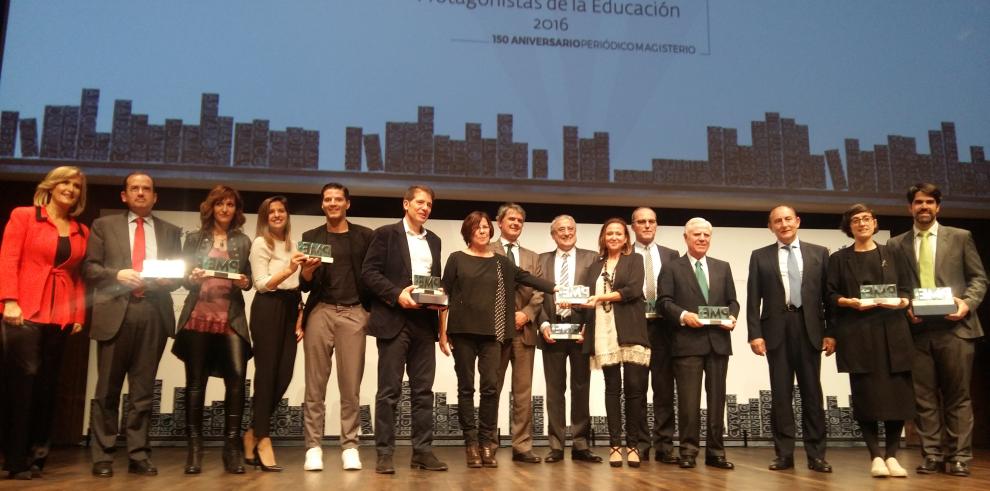 El Periódico Magisterio premia a Aragón por la iniciativa para conseguir un pacto por la Educación