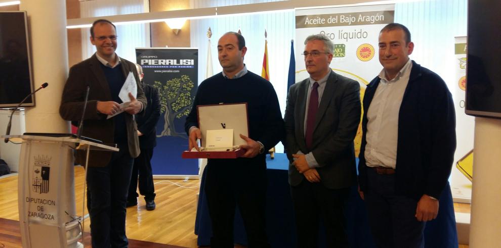 La almazara Molino Alfonso recibe el premio al ‘Mejor aceite del Bajo Aragón 2016’