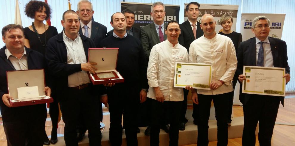 La almazara Molino Alfonso recibe el premio al ‘Mejor aceite del Bajo Aragón 2016’