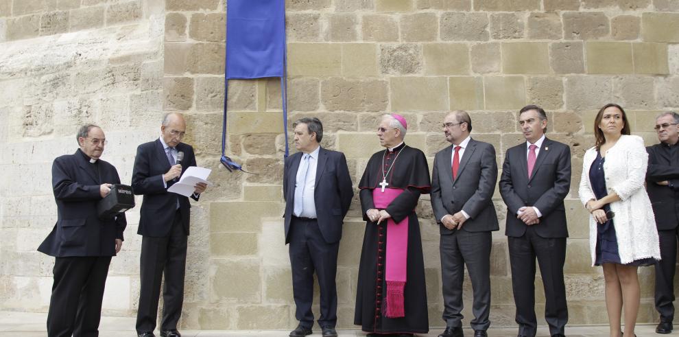 Lambán señala la Catedral de Tarazona como "una formidable palanca de desarrollo económico" 