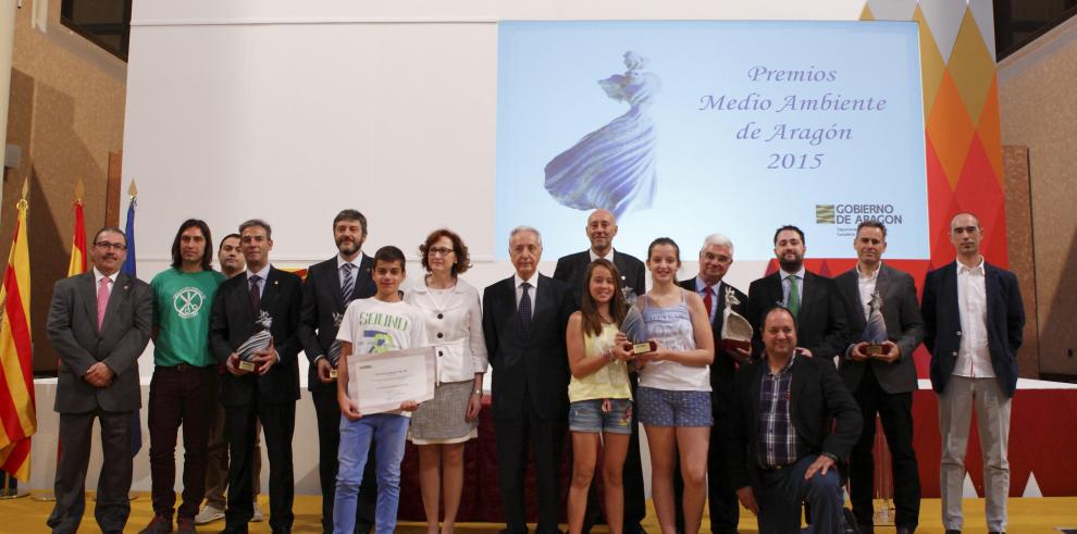 Javier del Valle Melendo, Premio Medio Ambiente de Aragón 2015