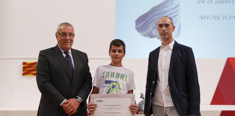 Javier del Valle Melendo, Premio Medio Ambiente de Aragón 2015