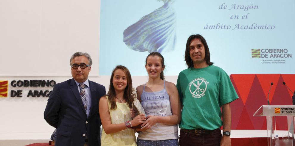 Javier del Valle Melendo, Premio Medio Ambiente de Aragón 2015
