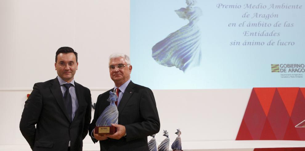 Javier del Valle Melendo, Premio Medio Ambiente de Aragón 2015