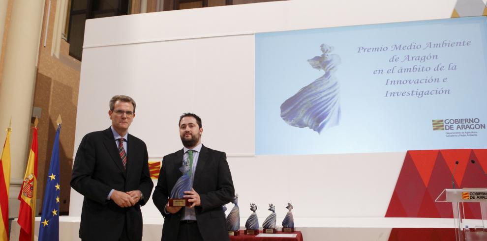 Javier del Valle Melendo, Premio Medio Ambiente de Aragón 2015