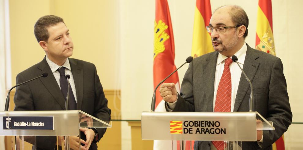 Los presidentes de Aragón y Castilla- La Mancha exigen al Gobierno central restablecer el Fondo de Cohesión Sanitaria