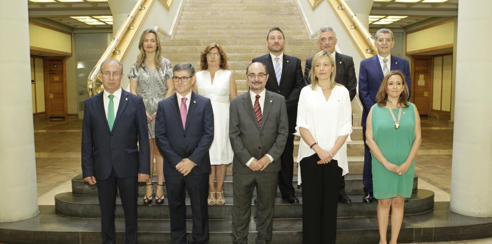 Toma de posesión de los nuevos consejeros del Gobierno de Aragón