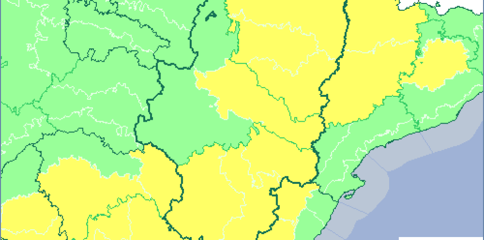 Aviso amarillo por temperaturas máximas