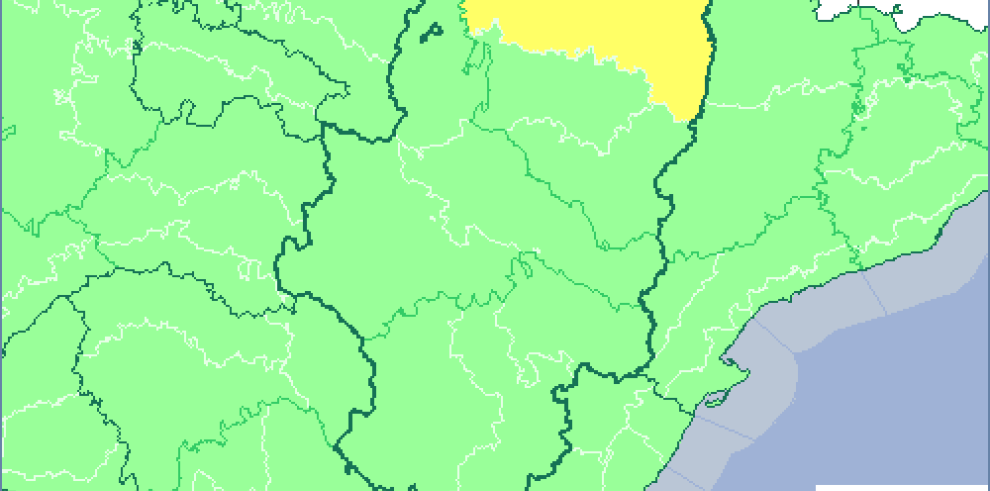 Nivel amarillo por aludes en el Pirineo