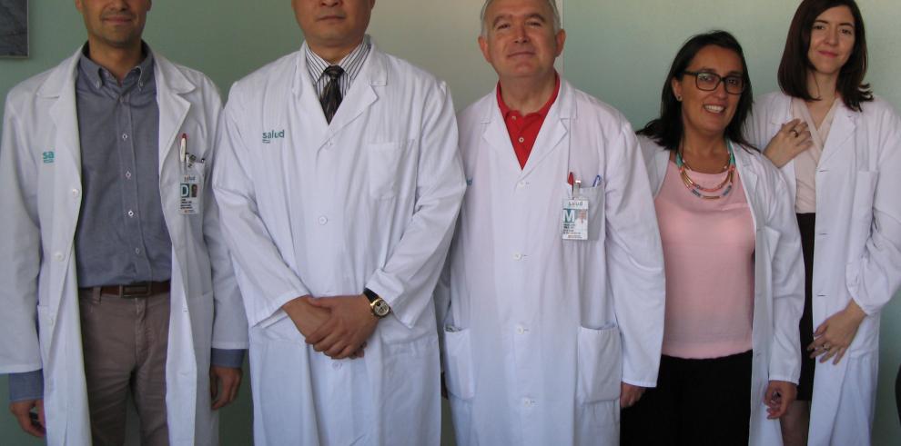 El Dr. Zhang visita el Hospital Universitario Miguel Servet