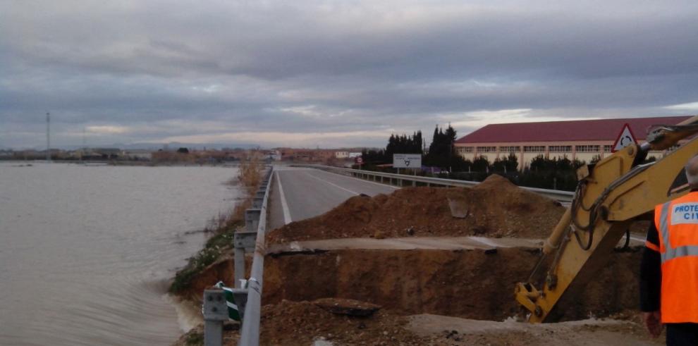 Finalizada la evacuación forzosa de Boquiñeni