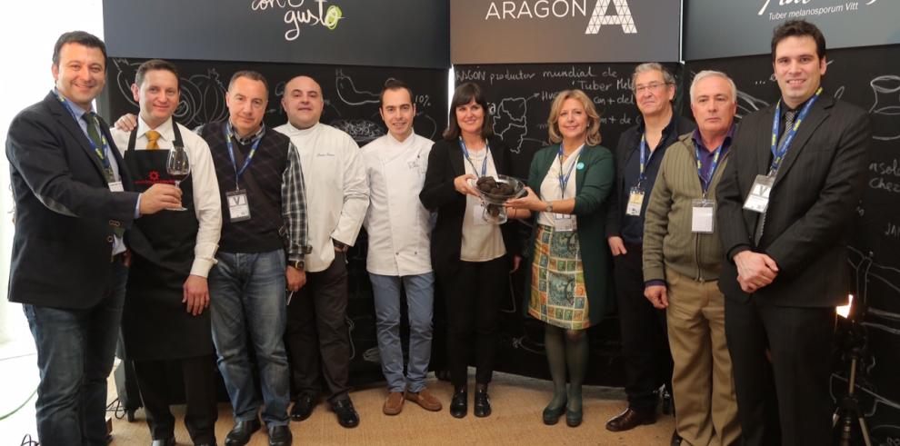 Aragón se muestra como la mayor productora de trufa negra de toda España en Madrid Fusión