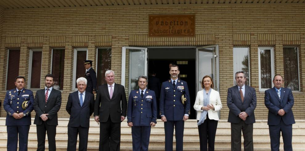 S.M. El Rey visita el Ala 15 y el Ala 31 en la Base Aérea de Zaragoza