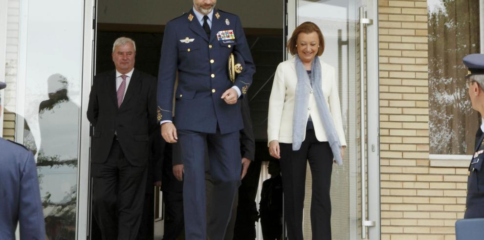 S.M. El Rey visita el Ala 15 y el Ala 31 en la Base Aérea de Zaragoza