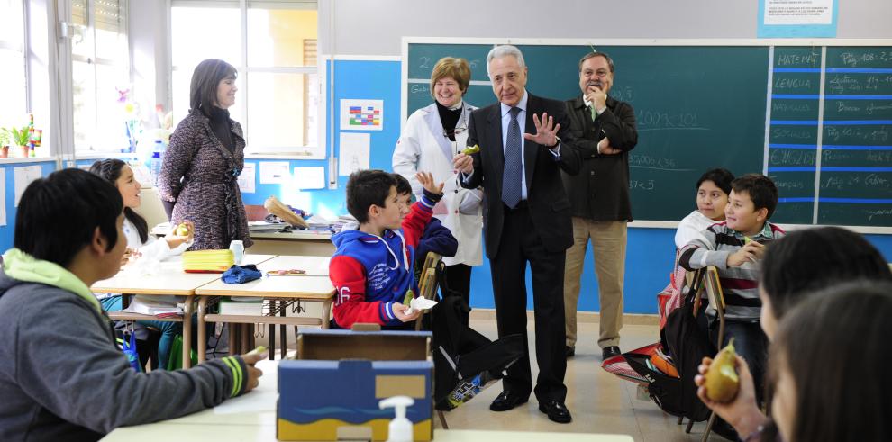 Arranca con éxito la VI edición del Plan de Consumo de Fruta en las escuelas de Aragón