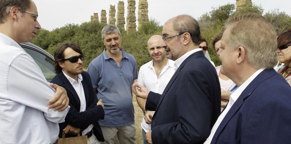 El Gobierno de Aragón impulsará un amplio proyecto cultural en torno al yacimiento arqueológico de Los Bañales